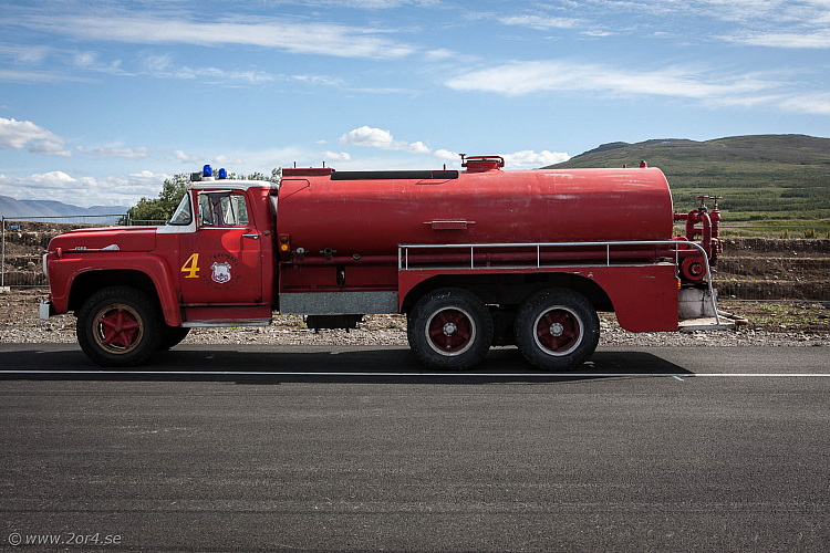 Brandbil för bevatning