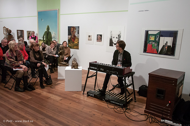 Andreas Hellkvist spelar på Uplands konstföreing