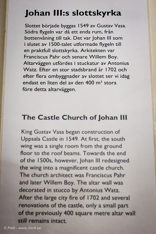 Om Johan III:s slottskyrka