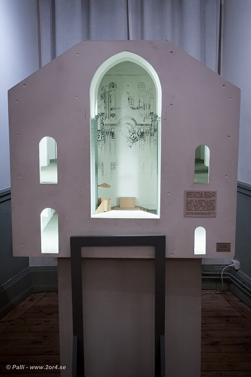 Modell av Johan III:s slottskyrka