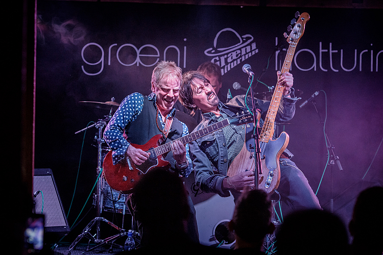 Ericsbluesband på Island hösten 2017.