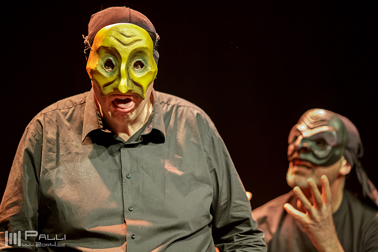 Paolo Busi and Fabio Catalani in the group Impromask Italiana, SWIMP16 i Uppsala