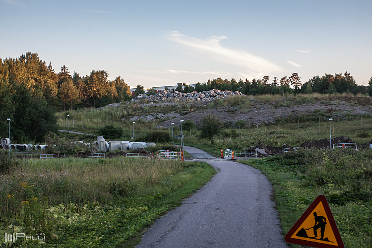Bakom årervinningscentralen i Gottsunda