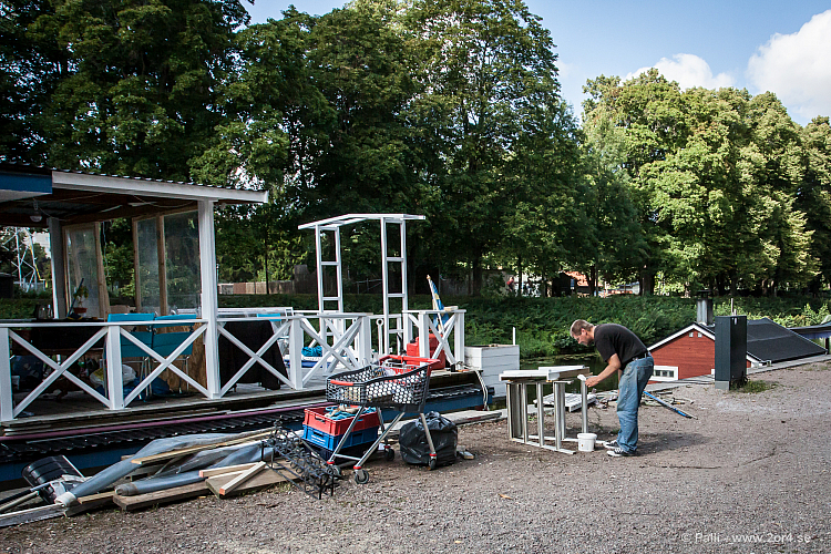Östra sidan av Fyrisån
