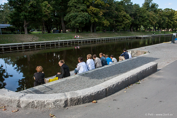 Östra sidan av Fyrisån