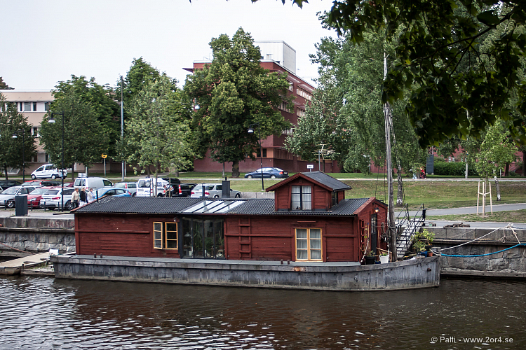 Östra sidan av Fyrisån