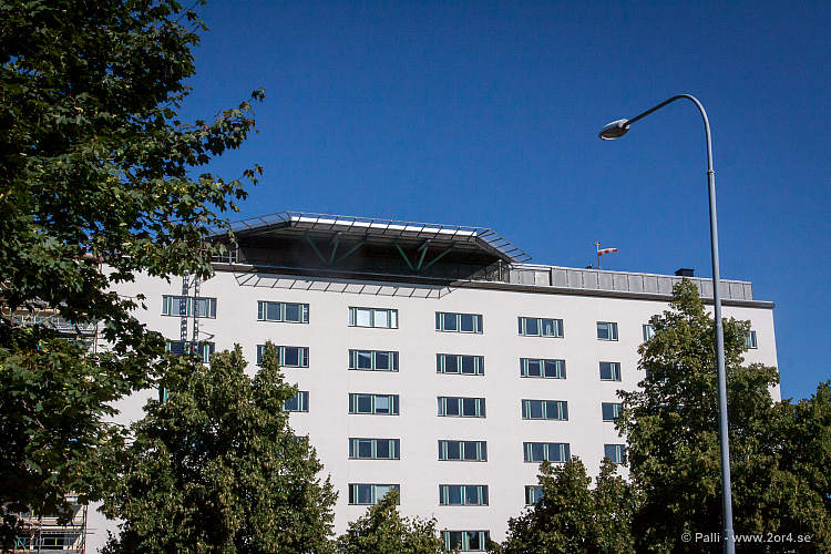 Helikopterplattan på Akademiska Sjukhuset