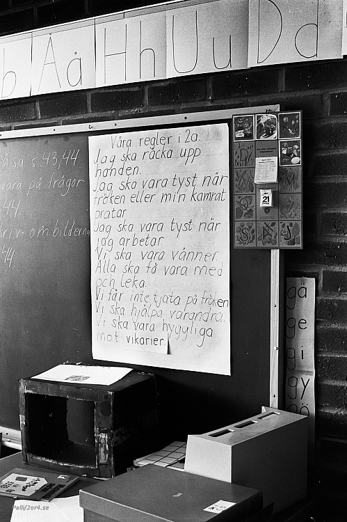 Kvarngärdesskolan i Uppsala 21 april 1977