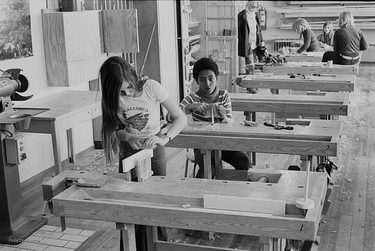 Kvarngärdesskolan i Uppsala, april 1977