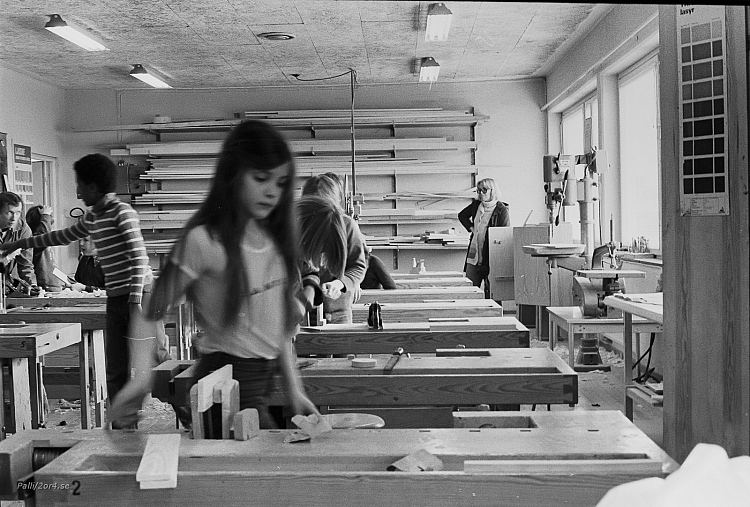 Kvarngärdesskolan i Uppsala, april 1977