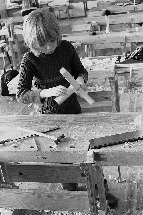 Kvarngärdesskolan i Uppsala, april 1977