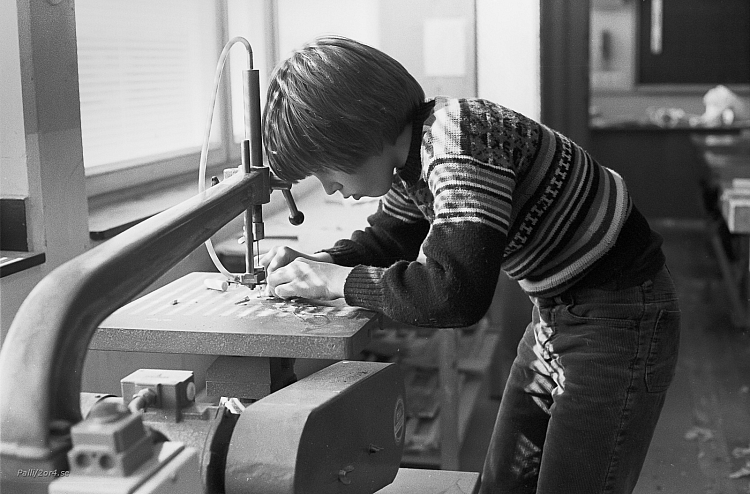 Kvarngärdesskolan i Uppsala, april 1977