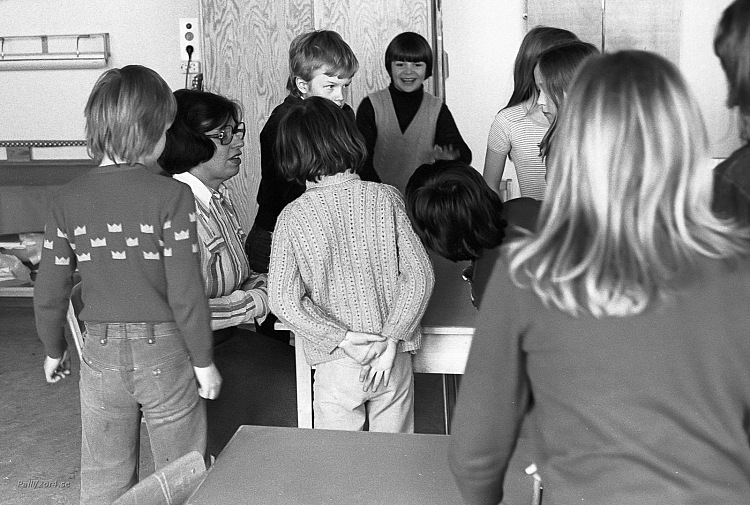 Kvarngärdesskolan i Uppsala, april 1977