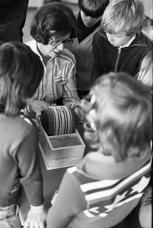 Kvarngärdesskolan i Uppsala, april 1977