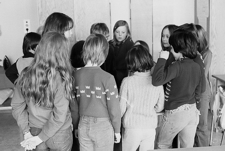 Kvarngärdesskolan i Uppsala, april 1977