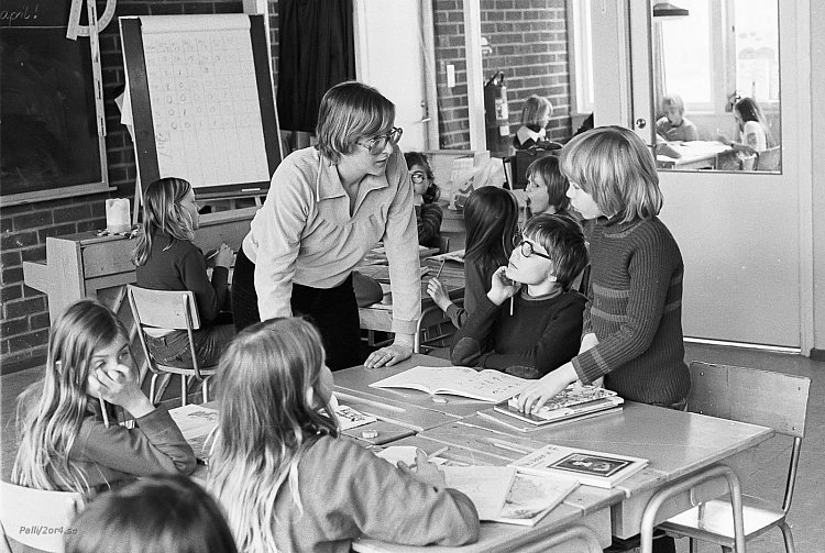 Kvarngärdesskolan i Uppsala 21 april 1977