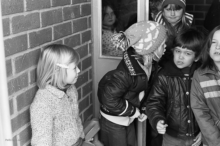 Kvarngärdesskolan i Uppsala 21 april 1977