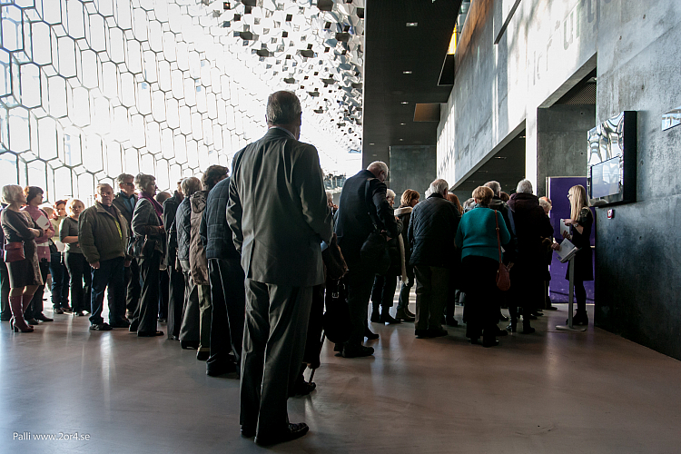 Kö till lunchmusiken