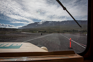 Till tävlingsområdet