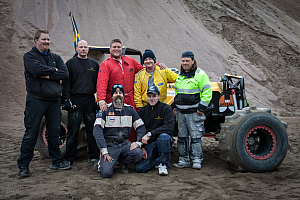 Erik, Mackan, R8 och teamet