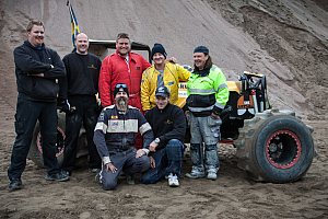 Erik, Mackan, R8 och teamet