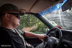 Jobhan Waltari på väg mot Rättvik