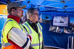 Fredrik Mahlin och SBF´s ordförande,  Kenneth Thorén