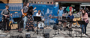 Musikklasser från Wiks Folkhögskola