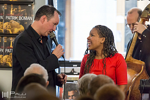 Peter Asplund and Melanie Scholtz . Stockholm Jazzfestival 2015.