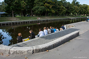 Östra sidan av Fyrisån