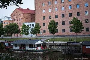 Östra sidan av Fyrisån