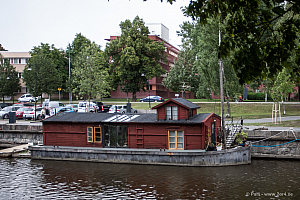 Östra sidan av Fyrisån