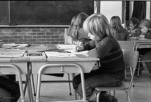 Kvarngärdesskolan i Uppsala 21 april 1977