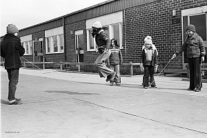 Kvarngärdesskolan i Uppsala 21 april 1977