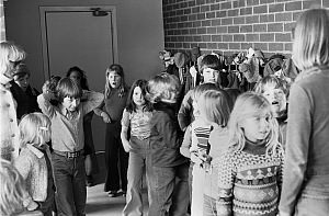 Kvarngärdesskolan i Uppsala 21 april 1977