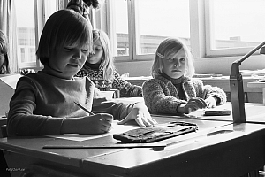 Kvarngärdesskolan i Uppsala 21 april 1977