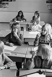 Kvarngärdesskolan i Uppsala 21 april 1977