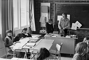 Kvarngärdesskolan i Uppsala 21 april 1977