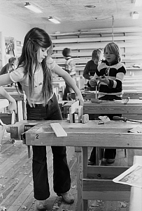 Kvarngärdesskolan i Uppsala, april 1977