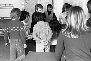 Kvarngärdesskolan i Uppsala, april 1977
