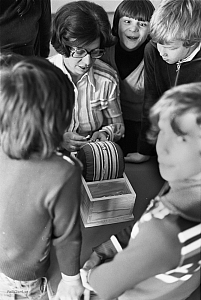 Kvarngärdesskolan i Uppsala, april 1977