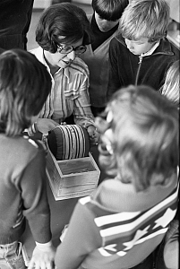 Kvarngärdesskolan i Uppsala, april 1977