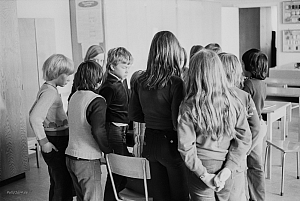 Kvarngärdesskolan i Uppsala, april 1977