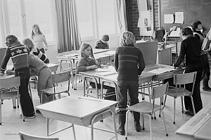 Kvarngärdesskolan i Uppsala 21 april 1977