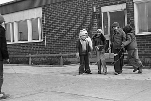 Kvarngärdesskolan i Uppsala 21 april 1977