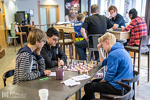 Schack -  Junior landskamp Island - Sverige 4 oktober 2015 i Uppsala