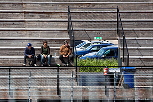 Publiken och parkeringen!