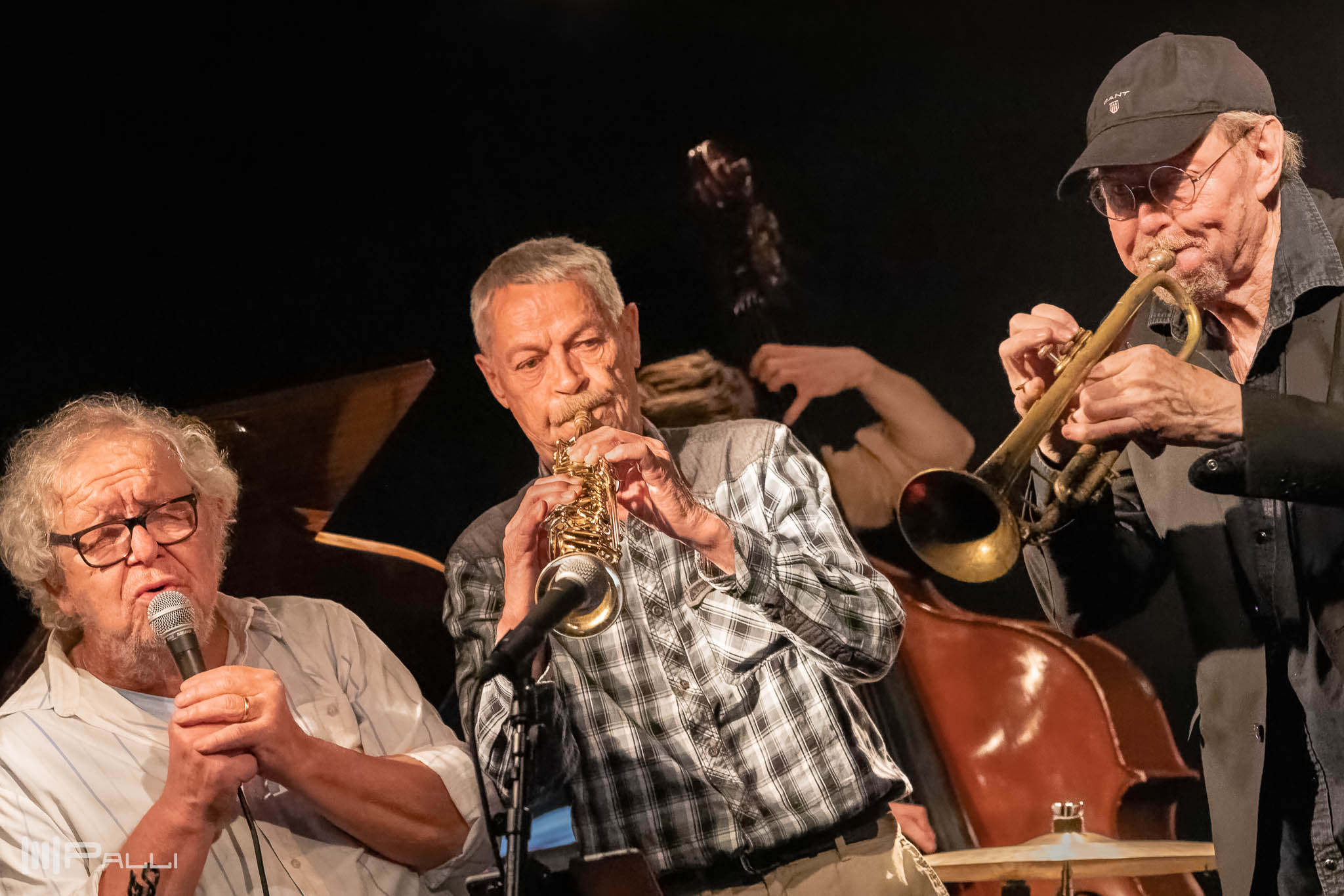 Claes Janson, Roland Keijser och Bosse Broberg31 maj 2018.