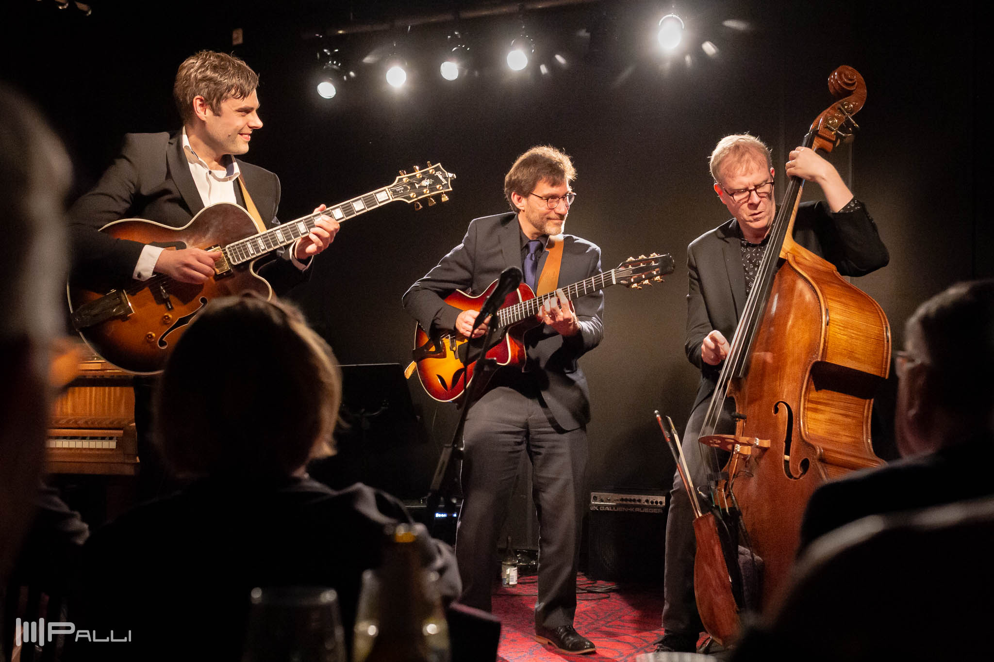 Frank Vignola, Erik Söderlind och Hans Backenroth.4 april 2019