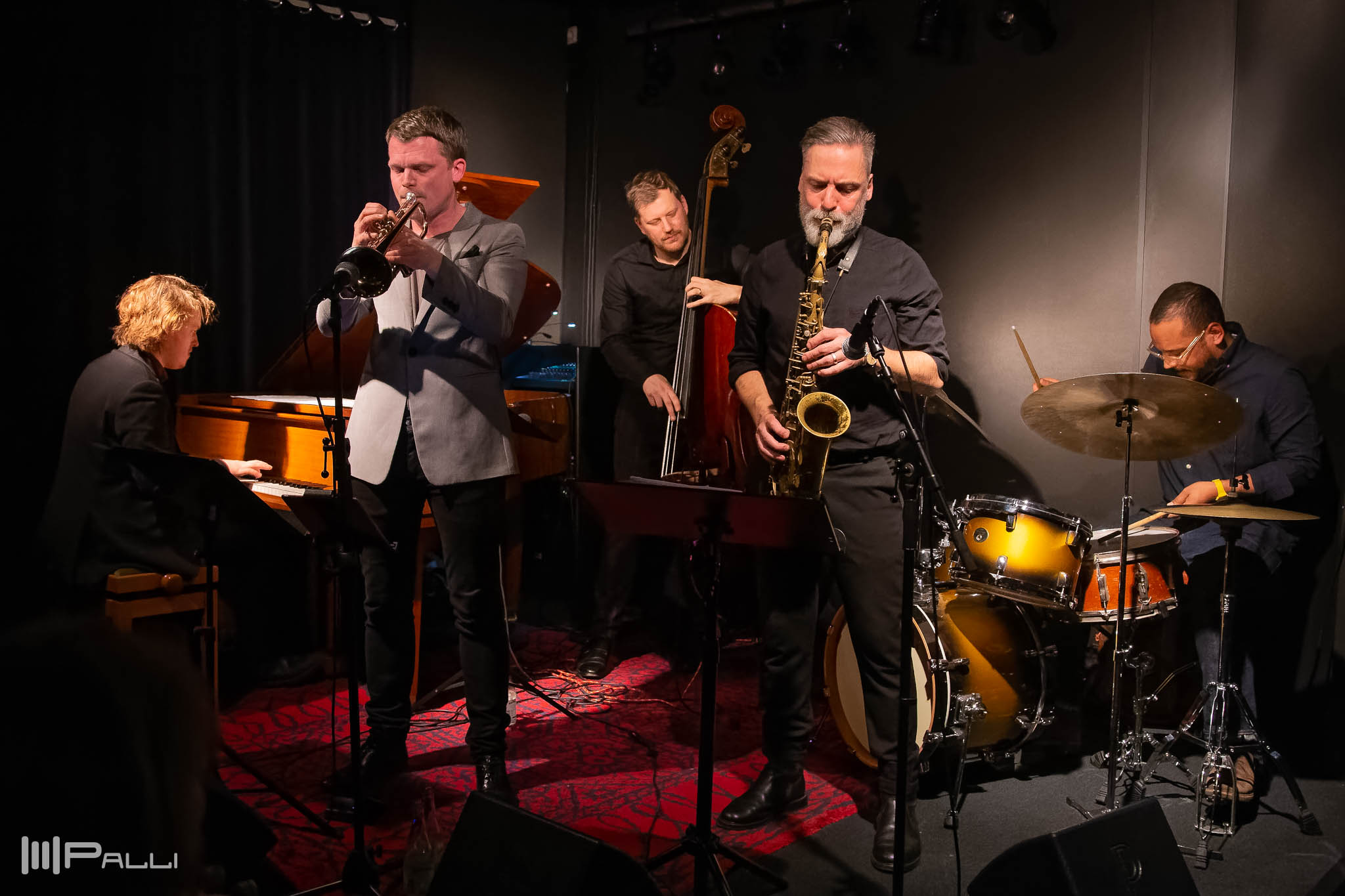 Karl Olandersson – trumpetPer ”Ruskträsk” Johansson – altsaxofonLeo Lindberg – piano & orgelMoussa Fadera – trummorMartin Sjöstedt – bas.23 januari 2023